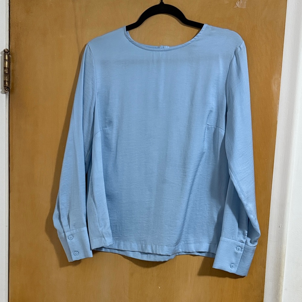 Banana Republic Sky Blue Women's Blouse